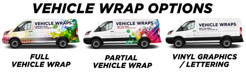 Newmarket Vehicle Wraps vehicle wrap options